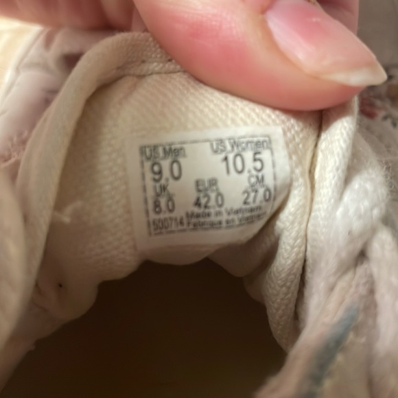 Vans, W10.5, cream floral print - Picture 5 of 5